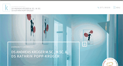 Desktop Screenshot of popp-krueger.de